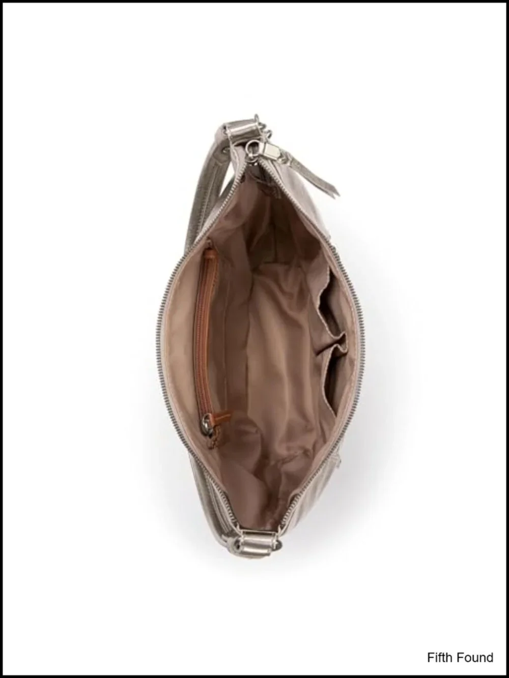 Sequoia Leather Hobo Bag - Large Slouchy Shoulder Purse, Zip Pocket